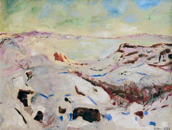 L’hiver à Kragerö – Edvard Munch Edvard Munch 85x75