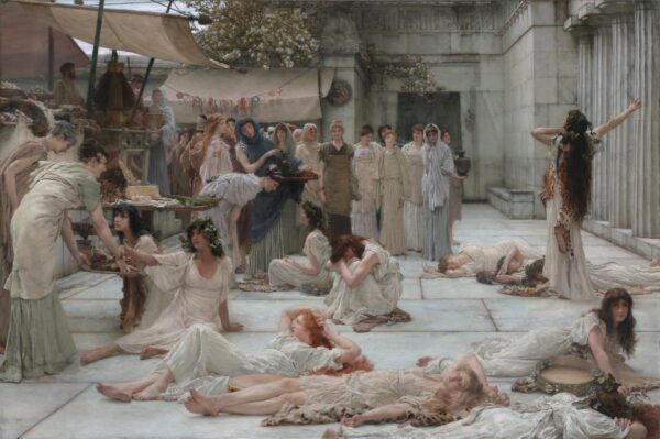 Les femmes d’Amphissa – Lawrence Alma-Tadema Lawrence Alma-Tadema 105x70