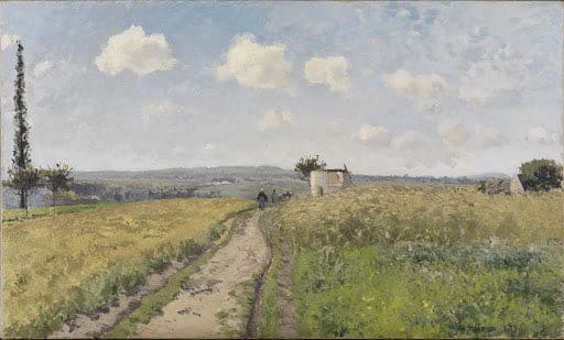 Matin de juin près de Pontoise – Camille Pissarro Camille Pissarro 120x70