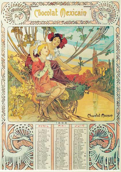 Jeunes – Mucha Alphonse Mucha 70x105