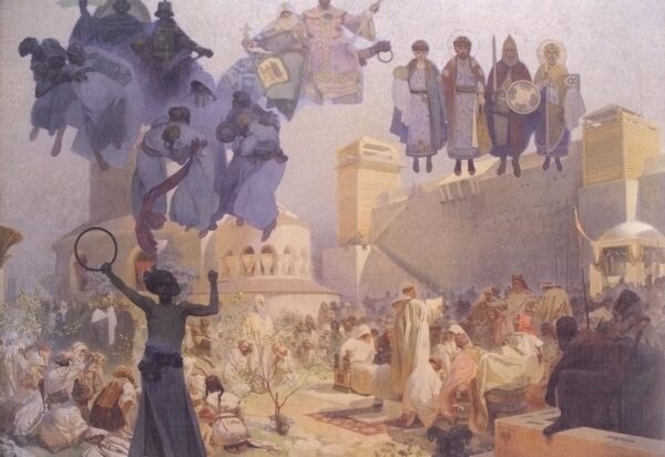 Introduction à la Liturgie slave – Mucha Alphonse Mucha 105x70