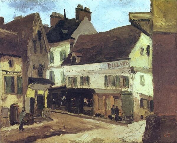 Place à La Roche-Guyon – Camille Pissarro Camille Pissarro 85x75