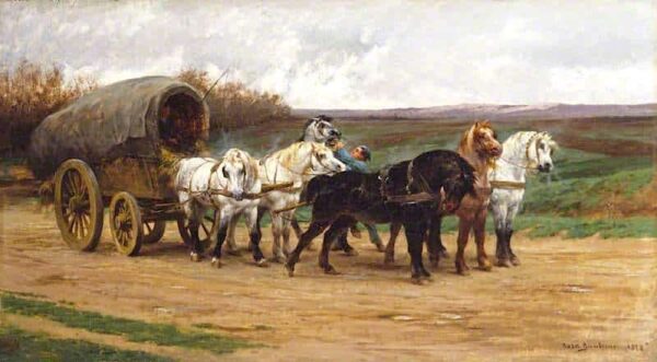 A Waggon and a Team of Horses – Rosa Bonheur Rosa Bonheur 120x70