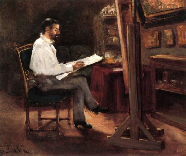 L’artiste Morot dans son atelier – Caillebotte Gustave Caillebotte 85x75