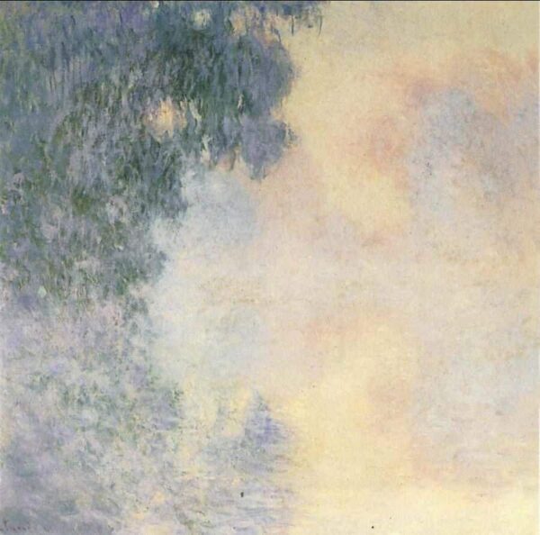 Bras de Seine près de Giverny, brouillard – Claude Monet Claude Monet 70x70