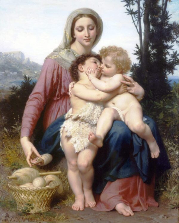 La Sainte Famille – William Bouguereau William Bouguereau 70x85