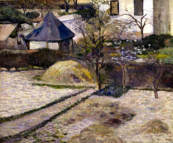 Jardins au pré printemps à Rouen – Paul Gauguin Paul Gauguin 85x75