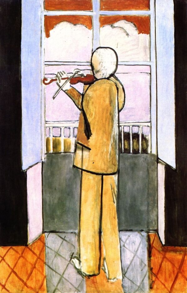 Violoniste à la fenêtre – Matisse Henri Matisse 70x105