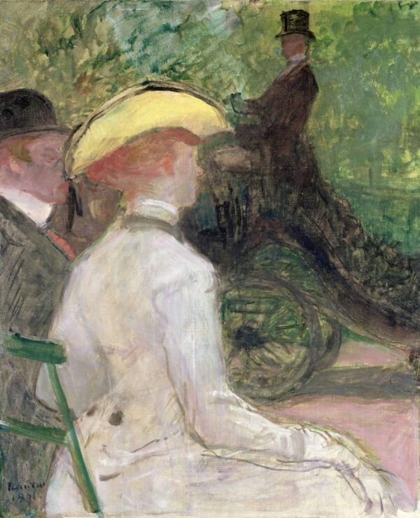 Le bois de Boulogne – Toulouse Lautrec Henri de Toulouse-Lautrec 70x85