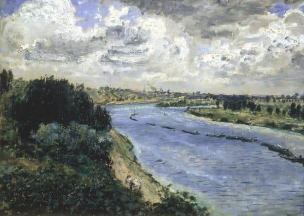 Chalands sur la Seine – Pierre-Auguste Renoir Pierre-Auguste Renoir 105x70