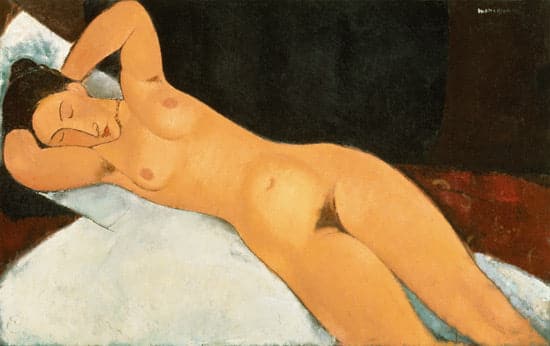 Nu avec la chaîne de col – Amedeo Modigliani Amedeo Modigliani 105x70