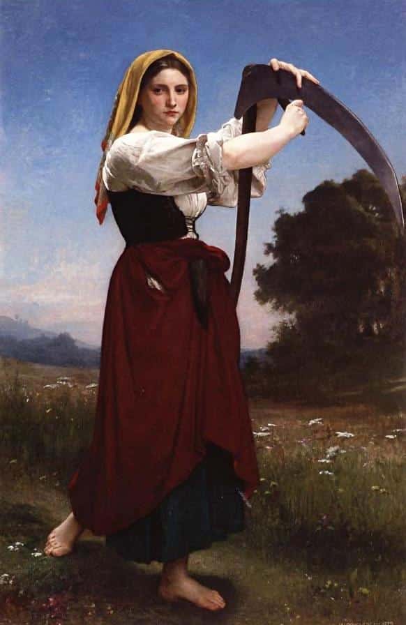 Le faucheur – William Bouguereau William Bouguereau 70x105