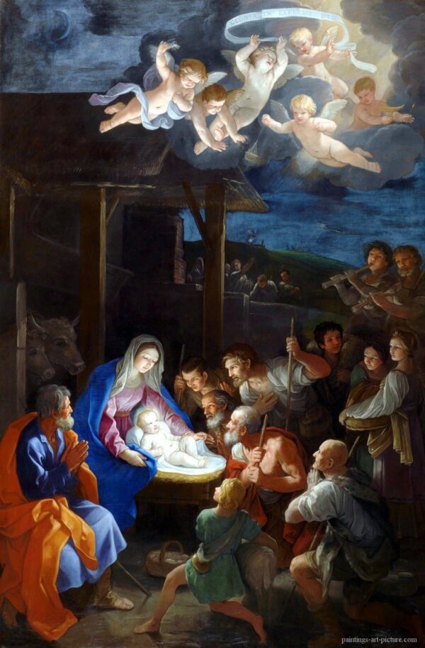 Adoration of the Shepherds – Guido Reni Guido Reni 70x105