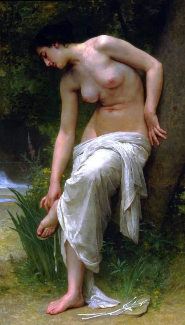 Après le bain, 1894 – William Bouguereau William Bouguereau 70x120