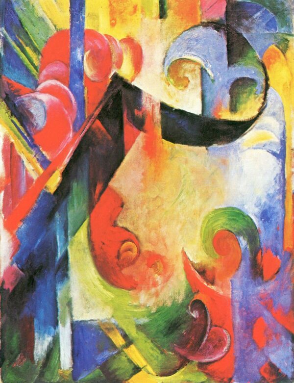 Formes brisées – Franz Marc Franz Marc 70x85