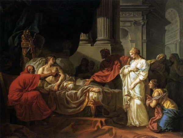 Antiochus et Stratonice – Jacques-Louis David Jacques-Louis David 85x75