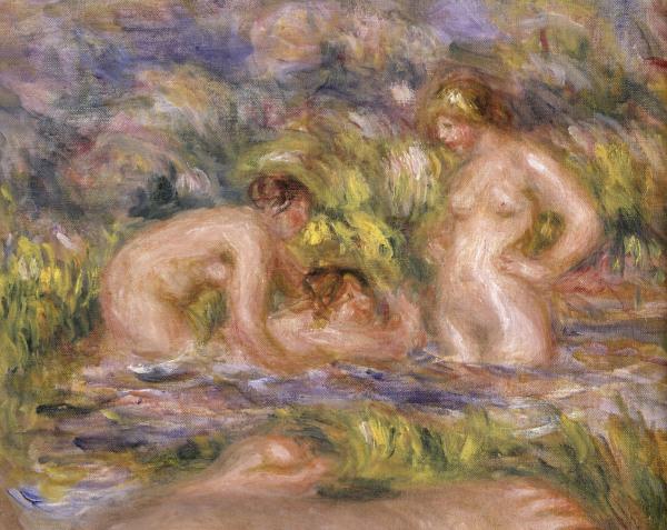 Baigneurs 1918 Détail – Pierre-Auguste Renoir Pierre-Auguste Renoir 85x75