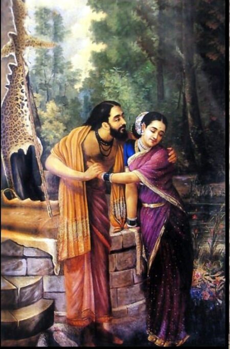 Arjuna et Subhadra – Ravi Varmâ Raja Ravi Varma