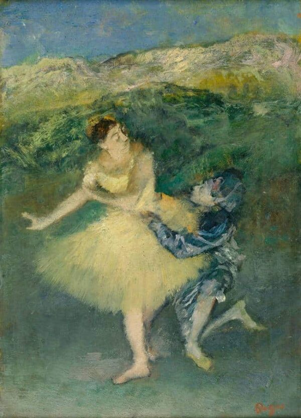 Arlequin et Colombine – Edgar Degas Edgar Degas 70x105