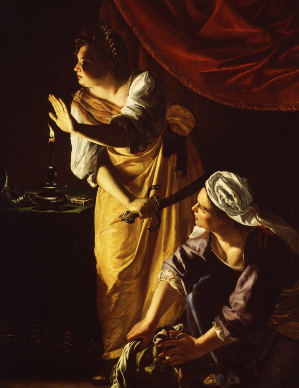 Judith et sa servante avec la tête d’Holopherne – Artemisia Gentileschi Artemisia Gentileschi 70x85