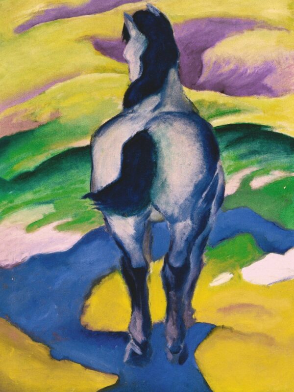 Cheval bleu II – Franz Marc Franz Marc 70x85