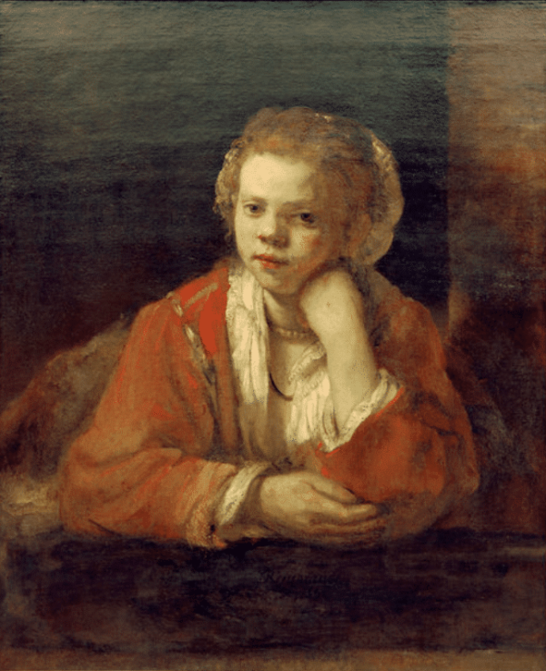 La fille à la fenêtre – Rembrandt van Rijn Rembrandt van Rijn 70x85