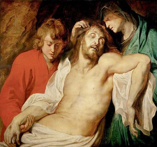 Lamentation du Christ par la Vierge et Saint Jean – Peter Paul Rubens Peter Paul Rubens 70x70