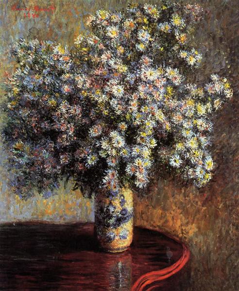 Le bouquet d’asters – Claude Monet Claude Monet 70x85