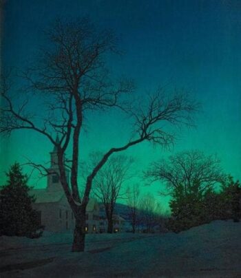 A la fin de la journée – Maxfield Parrish Maxfield Parrish