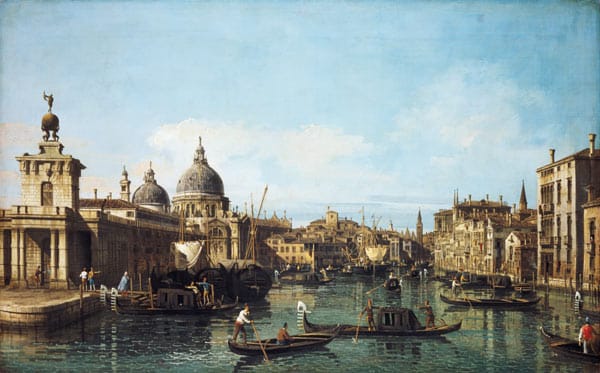 Entrée du Grand Canal : Vue vers l’ouest, vers 1738/42 – Giovanni Antonio Canal Giovanni Antonio Canal 105x70