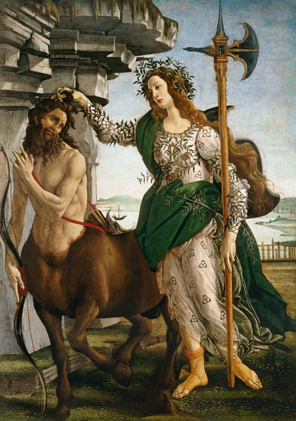 Athene et le Centaure – Sandro Botticelli Sandro Botticelli 70x105