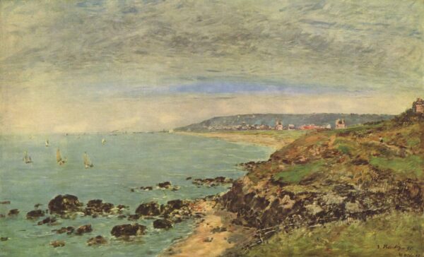 Côte atlantique près de Benerville – Eugène Boudin Eugène Boudin 120x70