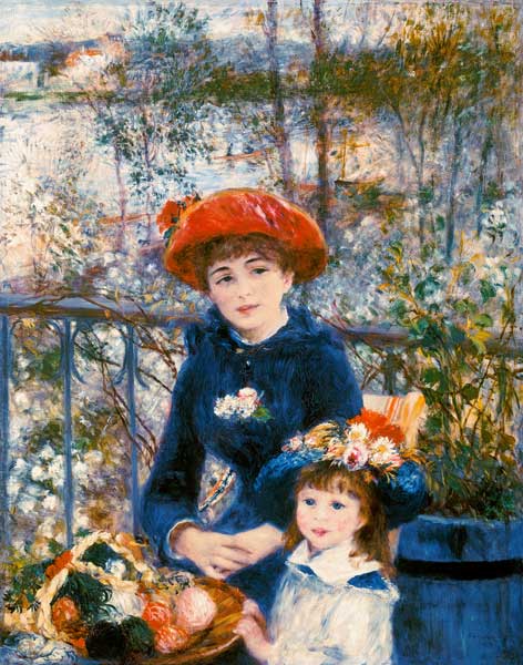 Sur la terrasse – Pierre-Auguste Renoir Pierre-Auguste Renoir 70x85