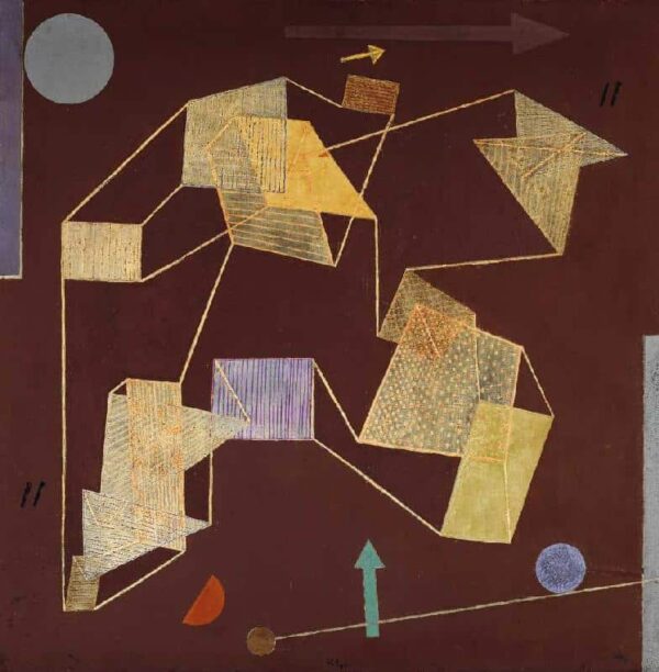 Ascendance et trajectoire (vol plané) – Paul Klee Paul Klee 70x70