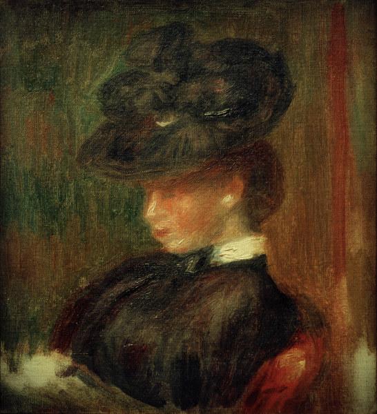 Dame au chapeau – Pierre-Auguste Renoir Pierre-Auguste Renoir 70x70