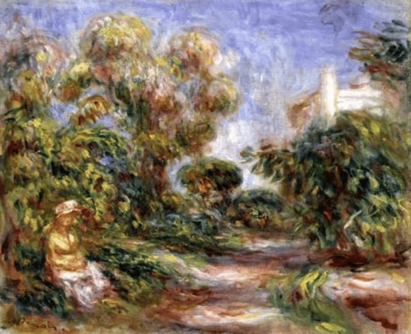 Femme dan un paysage – Pierre-Auguste Renoir Pierre-Auguste Renoir 85x75