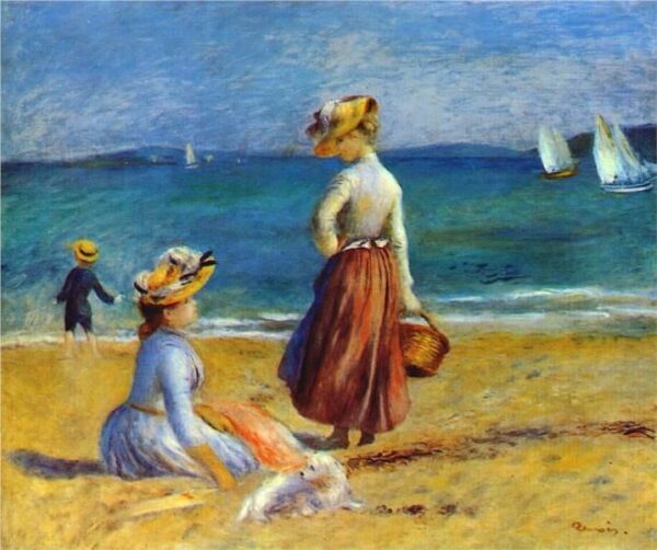 Figures sur la plage – Pierre-Auguste Renoir Pierre-Auguste Renoir 85x75