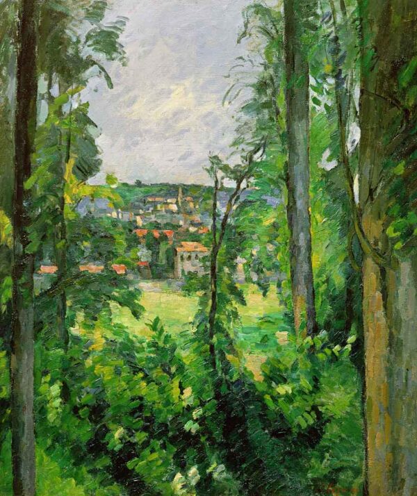 Auvers, vue de la périphérie – Paul Cézanne Paul Cézanne 70x85