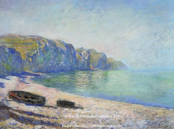 La Plage de Pourville – Reproduction de tableaux de Monet Claude Monet 85x75