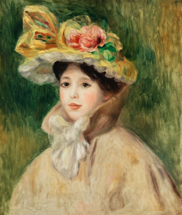 Femme à la capeline – Pierre-Auguste Renoir Pierre-Auguste Renoir 70x85