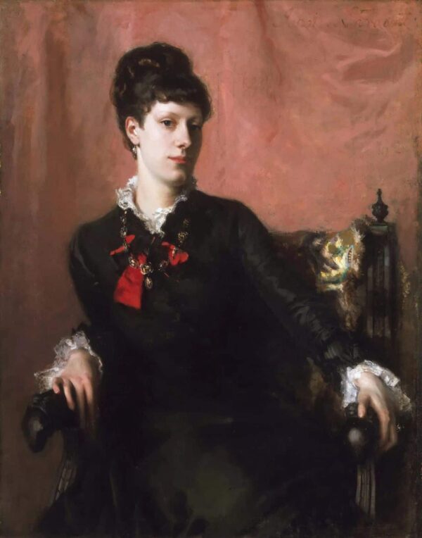 Portrait de Frances Sherborne Ridley Watts – John Singer Sargent John Singer Sargent 70x85