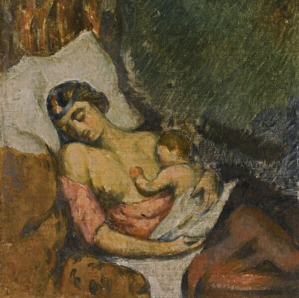 Femme allaitant son enfant – Paul Cézanne Paul Cézanne 70x70