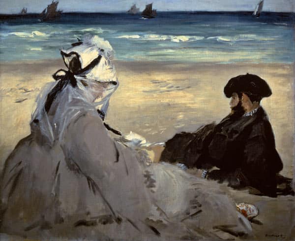 Sur la plage – Edouard Manet Édouard Manet