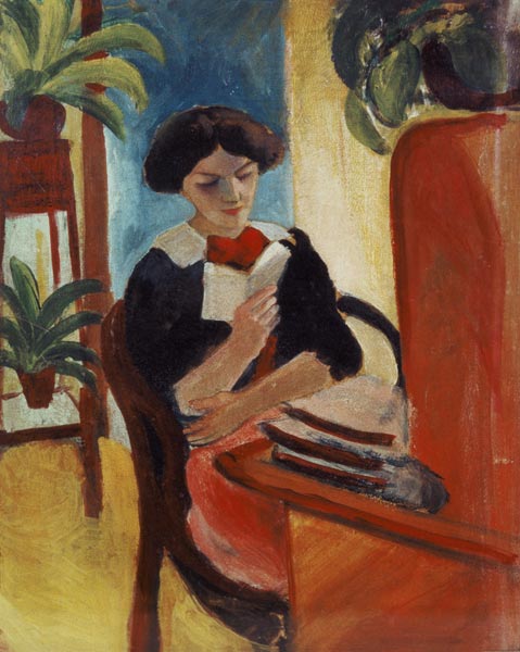 Lecture d’Elizabeth – August Macke August Macke 70x85