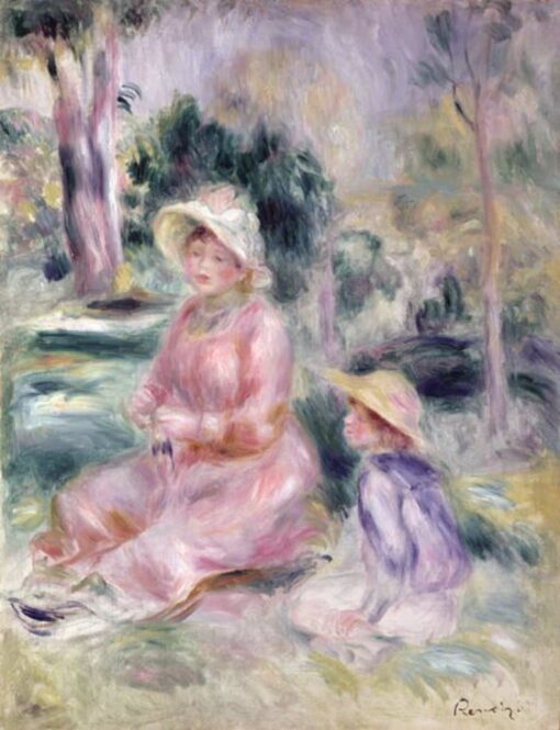 Madame Renoir et son fils Pierre – Pierre-Auguste Renoir Pierre-Auguste Renoir 2