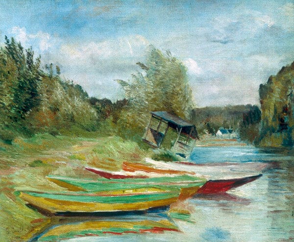 Barques et Cabane – Caillebotte Gustave Caillebotte 85x75