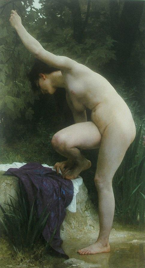 Bather de William Bouguereau William Bouguereau 70x140