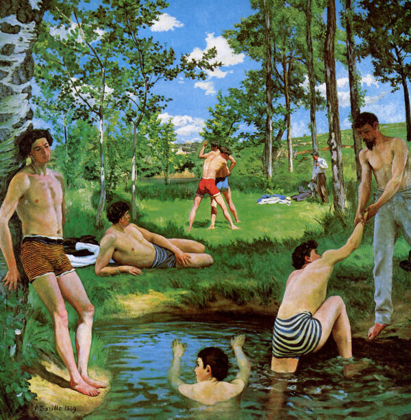 Baigneurs (scène d’été) – Frédéric Bazille Frédéric Bazille 70x70