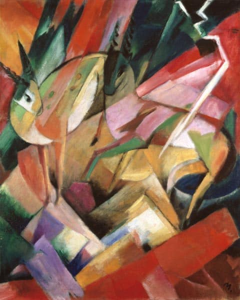 Chèvres de montagne – Franz Marc Franz Marc 70x85