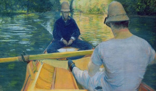 Les plaisanciers sur l’Yerres – Caillebotte Gustave Caillebotte 120x70